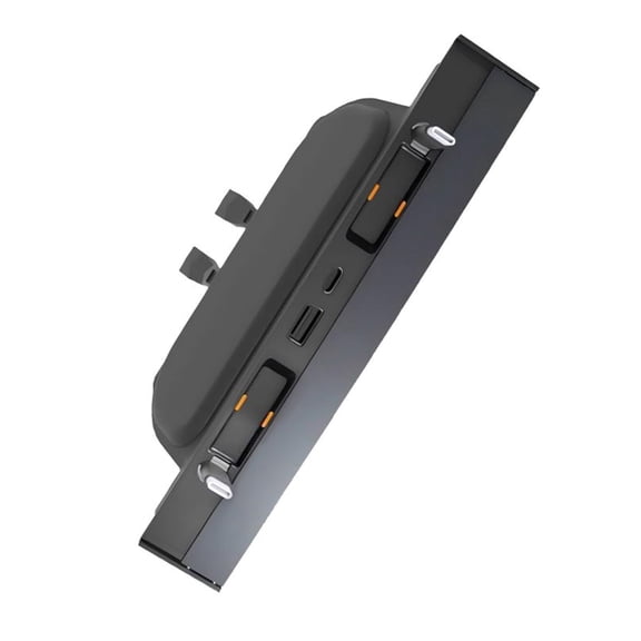 USB Charging Hub for Car, Supports Laptop Central Control Splitter Center Console Docking Station with Retractable Cable