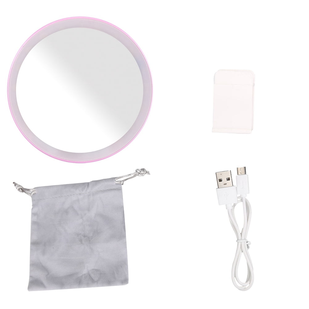 USB Charging LED Ring Light Video Lamp Beauty Fill Lights with Mirror ...