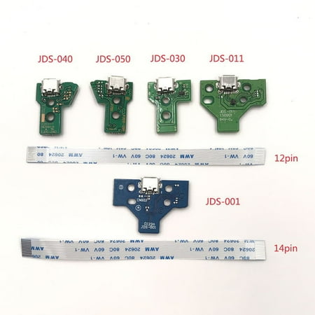 USB Charging Port Socket Circuit Board For 12Pin Connector For PS4 Controller