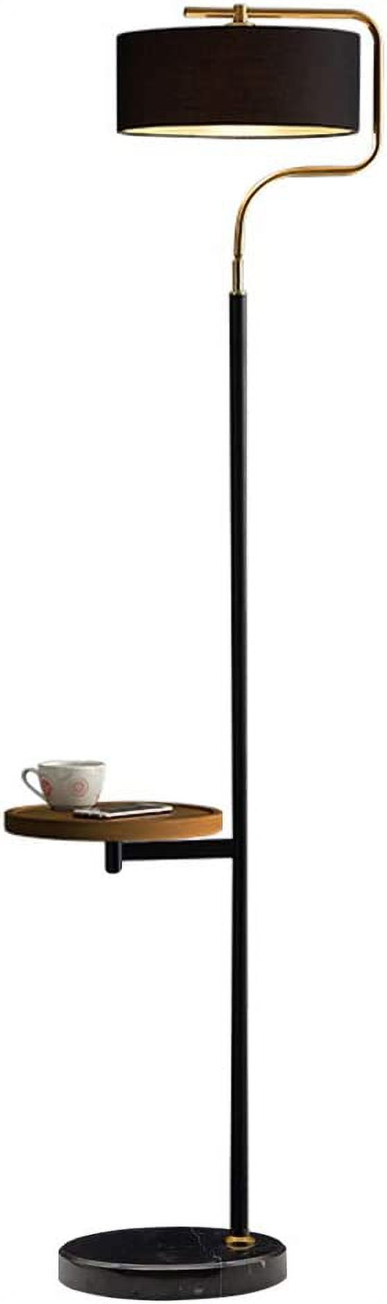 USB Charging Ports Modern Reading Contemporary Modern Creative Floor Lamp for Living Room Bedroom Office  - with a Table