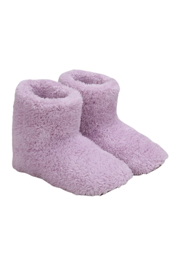 USB Charging Shoes Winter Foot Warmers Electric Slippers Short for Boyfriend Girlfriend Christmas
