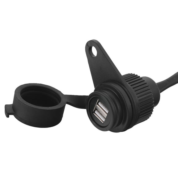 USB Charging Socket For BMW Dual USB Interface Digital Display Charger Adapter