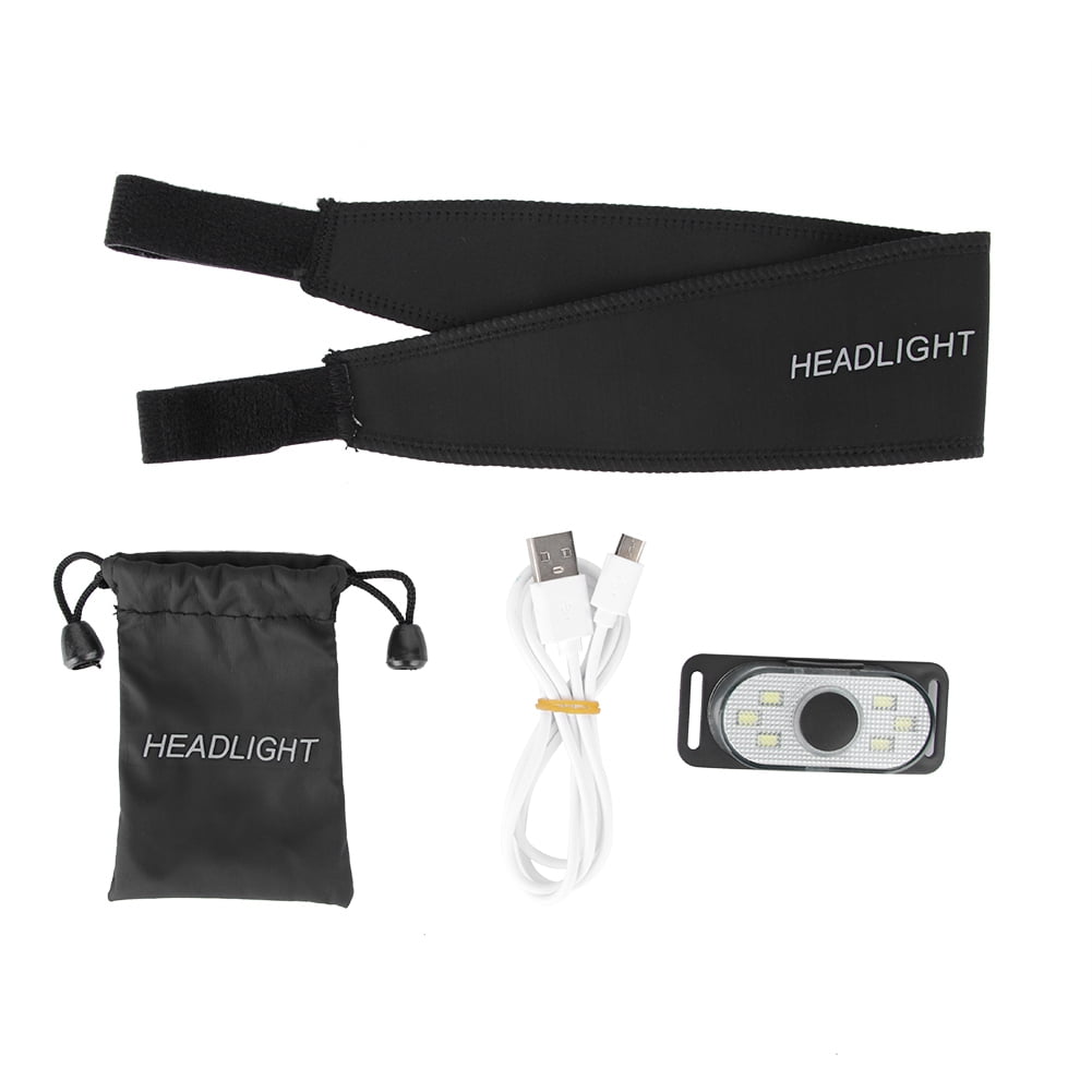 USB Charging Waterproof Mini LED Headlamp Head Light Torches Flashlight for Outdoor Camping