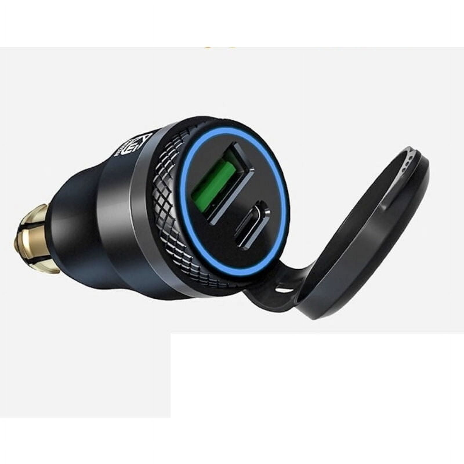 USB Cigarette Lighter Adapter - For BMW Motorcycle, DIN/Hella - EU Plug ...