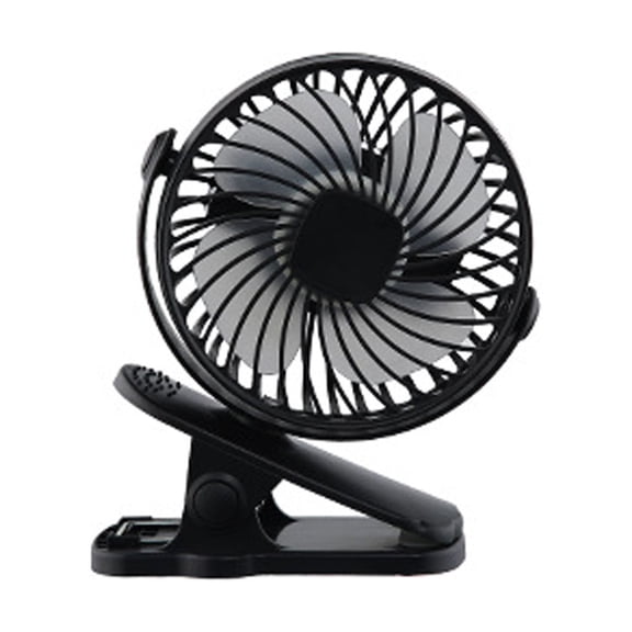 USB Clip Fan 6 Inch 3 Speed Adjustable Strong Airflow 360掳 Rotation Quiet Brushless Motor Desk Bed Stroller Office Home Travel ABS PP Lightweight Portable