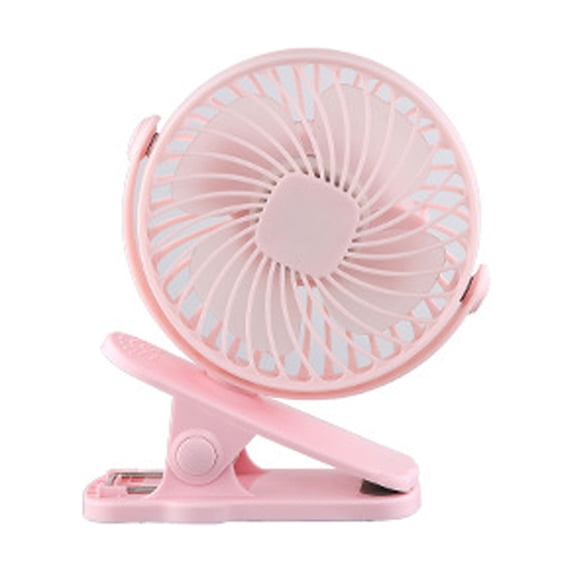 USB Clip Fan 6 Inch 3 Speed Adjustable Strong Airflow 360掳 Rotation Quiet Brushless Motor Desk Bed Stroller Office Home Travel ABS PP Lightweight Portable