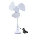 thumbnail image 1 of USB Clip On Fan 5V Adjustable Angle 3 Wind Speeds For Workspaces Dorm Room, 1 of 9