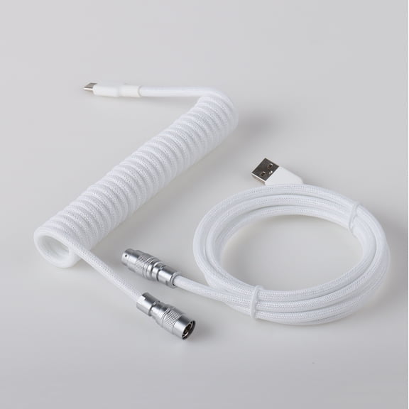 USB Coiled Keyboard Cable YC8 aviator Connector Keyboard Extension Cable Otg Cable Type-c for Keyboard and Mouse