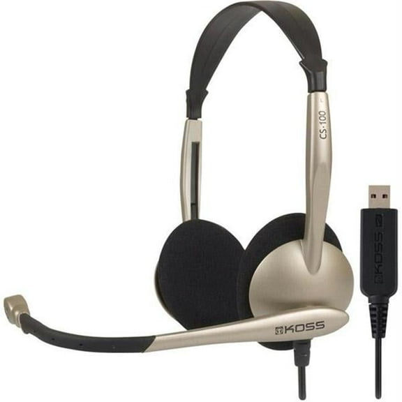 USB Communication Headset CS100 with Noise Reduction Microphone -