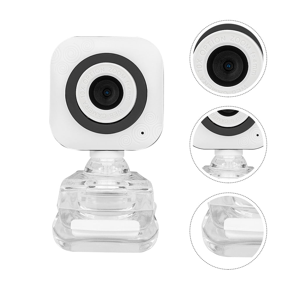 USB Computer Camera Desktop Computer Notebook Home Microphone Live Broadcast Camera (White