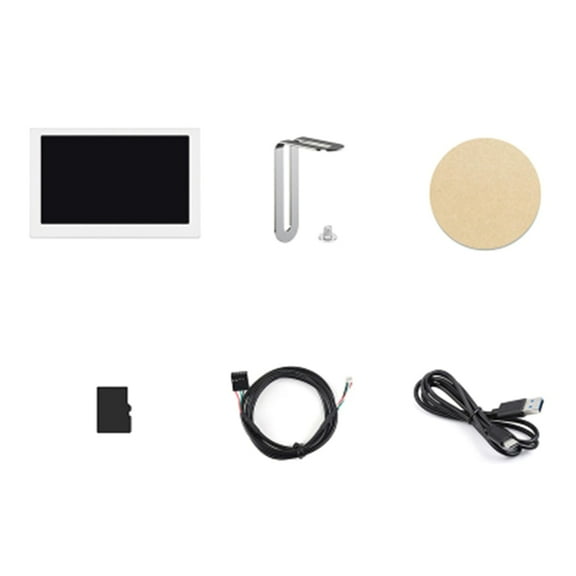 USB Computer Case Secondary Screen Multi functional Colorful Lighting TypeC Display for Mini ITX PC Case CPU GPU Monitor