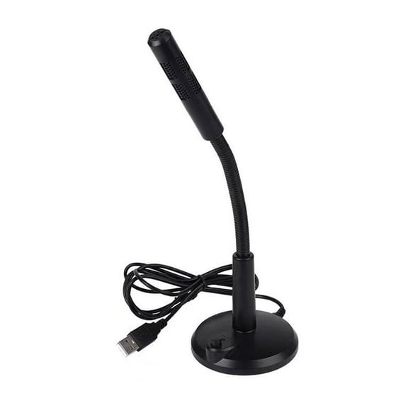 USB Computer Microphone Noise-Cancelling Recording Desktop Mic For PC/Laptop For Online Chatting Gaming Studio