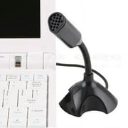 VICOODA USB Computer Microphone, Plug &Play Desktop PC Laptop Mic, Versatile USB Condenser Microphone, With LED Indicator, Compatible With Windows/Mac, Ideal for Youtube, Recording, Games, Black