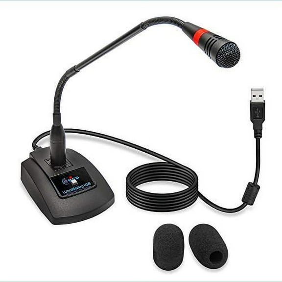 USB Computer Microphone, Unidirectional Condenser Desktop/Laptop/PC Mic,Mute Button with LED indicator, suitable for Windows,Mac,PS4,Youtube,Skype,Recording,Gaming,Podium,Court Conference,Dictation