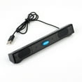 thumbnail image 1 of USB Computer Speaker under $5! CQCYD USB Powered Computer Speaker, Plug and Play Mini Audio for Laptop Desktop, Long Strip Design, Clear Sound Enhancement, Space Saving Office Accessory, 1 of 3