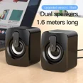 USB Computer Speaker Deep Bass Stereo Sound Music Player Speakers for