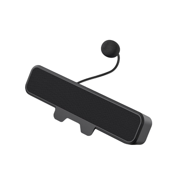 USB Computer Speaker with Detachable Noise Cancelling Mic for Gaming PC Laptop