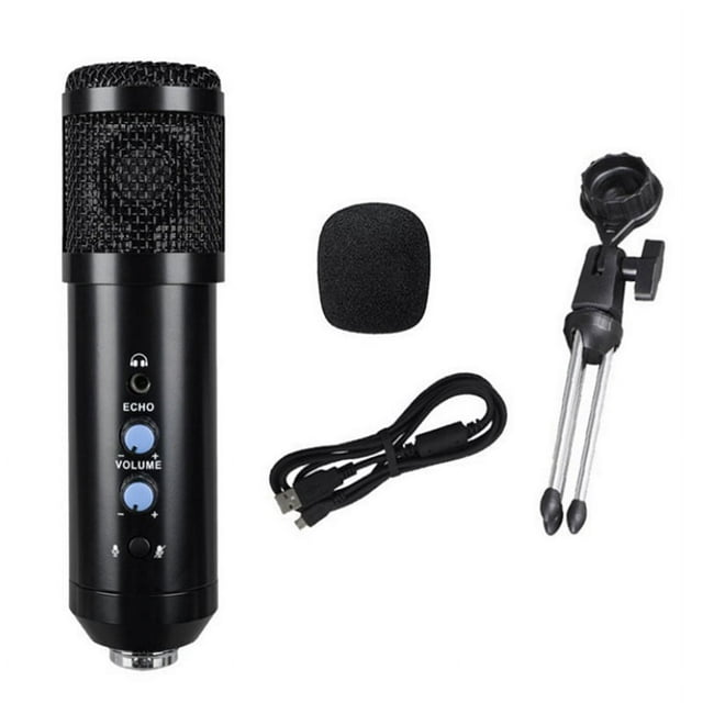 USB Condenser Microphone Computer Recording Live Equipment Voice Game