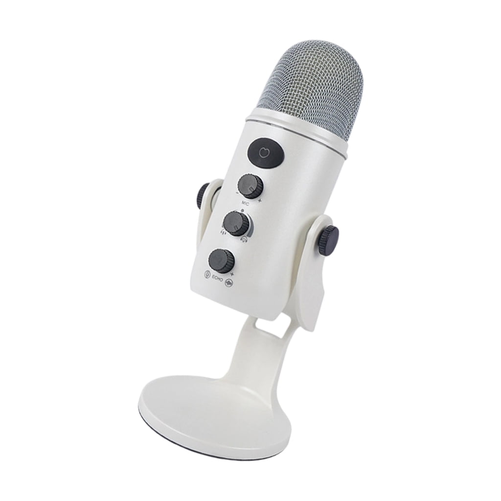 USB Condenser Microphones Professional Noise Reduction Control Plug Play for Streaming Podcasts
