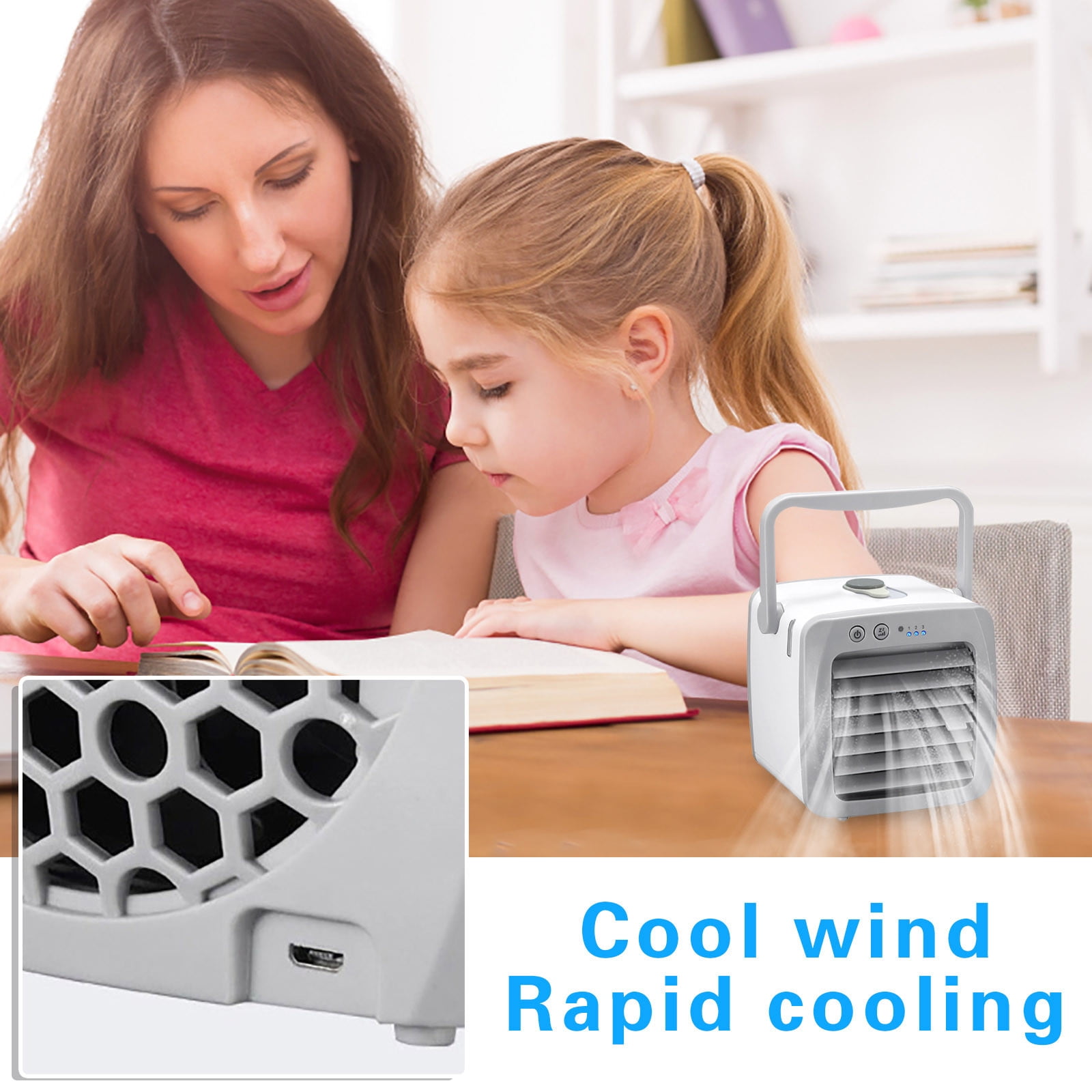 USB Conditioner Fan Air Conditioner Portable Bedroom Air Conditioner