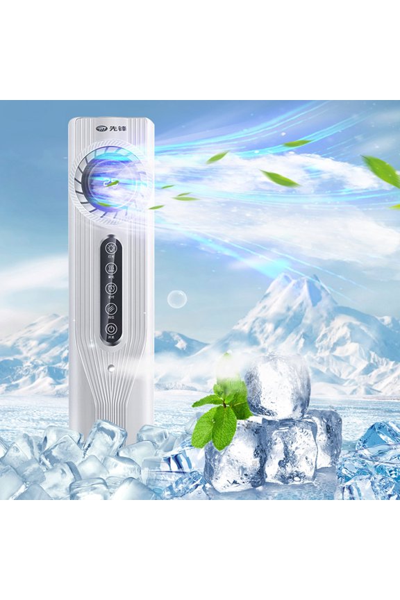 USB Conditioning Fan Spray Humidifier Water Fan, 6 Wind Gears 1-6H Timer, Negative Ion Purification Silent Motor, Sleek Modern Design, For Home Office Desktop Cooling Humidifying Purifying