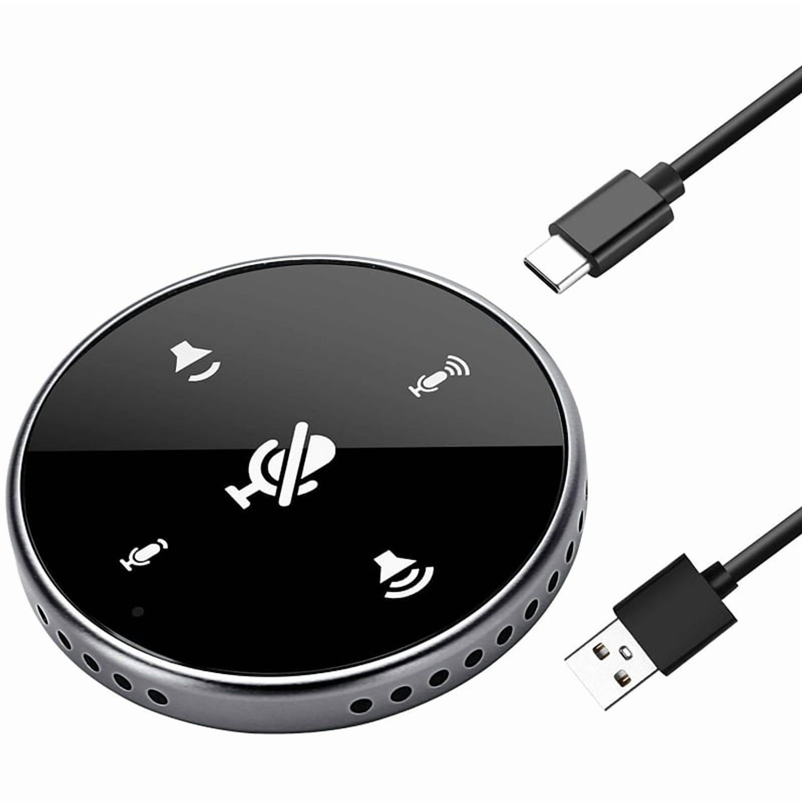 USB Conference Microphone with Speaker,Laptop Omnidirectional Computer Mic ,for Zoom Meetings,VoIP Call