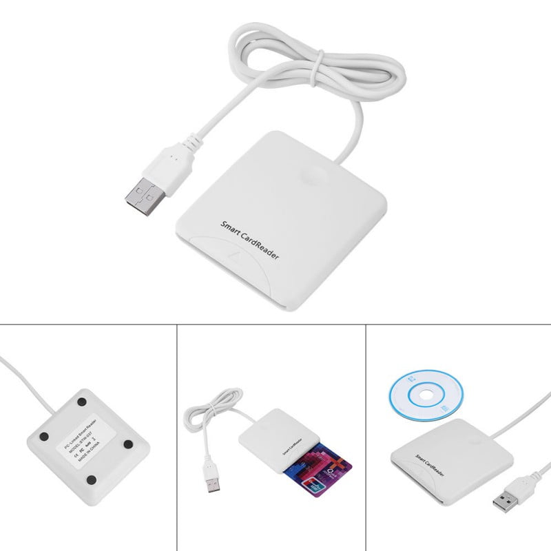 USB Contact Smart Chip Card Credit Cards Reader Encoder Writer With SIM