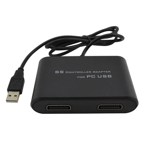 USB Controller Gamepad Adapter Converter Cable Joypad to PC Games Double Ports