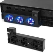 USB Cooling fan Compatible with Xbox One X Console, with 3 Cooling Fans and one 2.0 USB Port - Only Compatible with Xbox one X