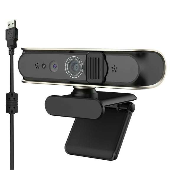 USB Cord WindowsHello Camera with 1080P 2 Lens, Technology for Secure Login