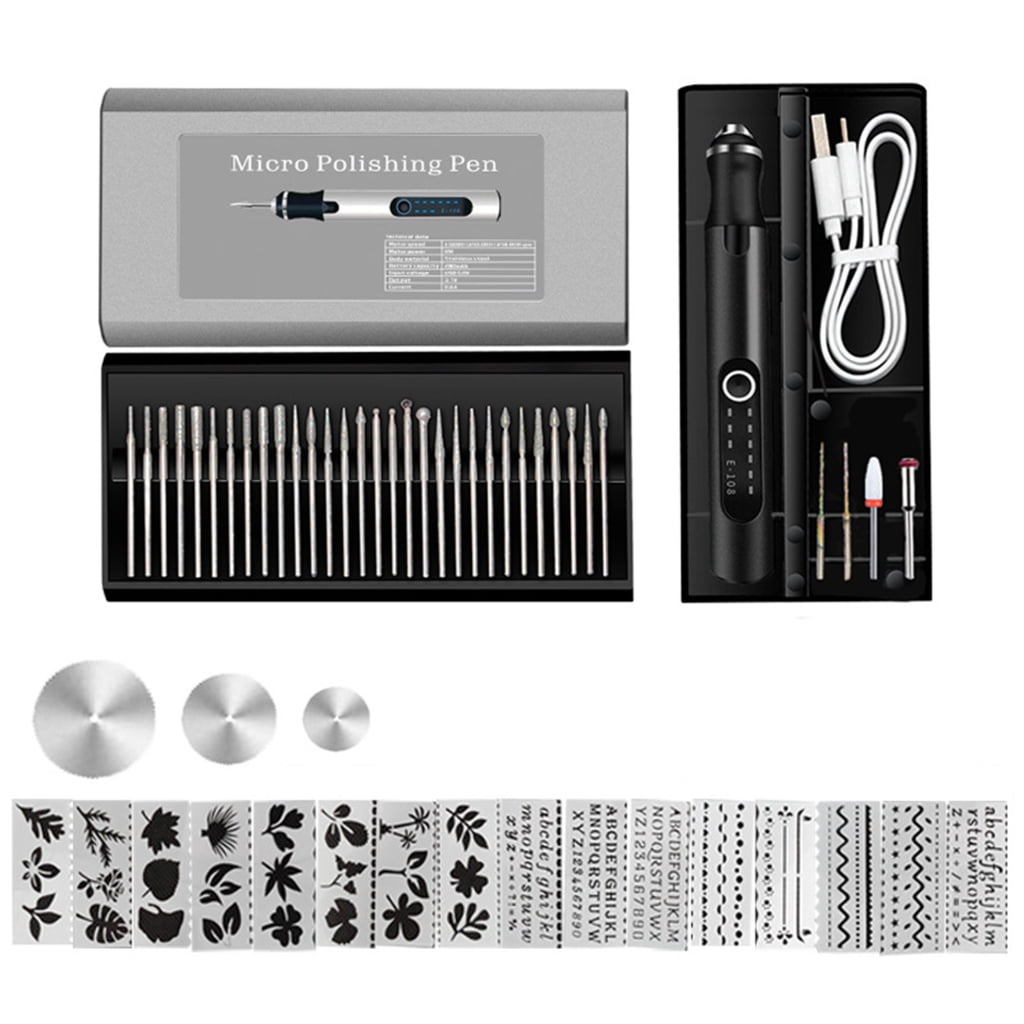 USB Cordless Rechargeable Engraving Pen Set Electric Cordless Engraving Tool