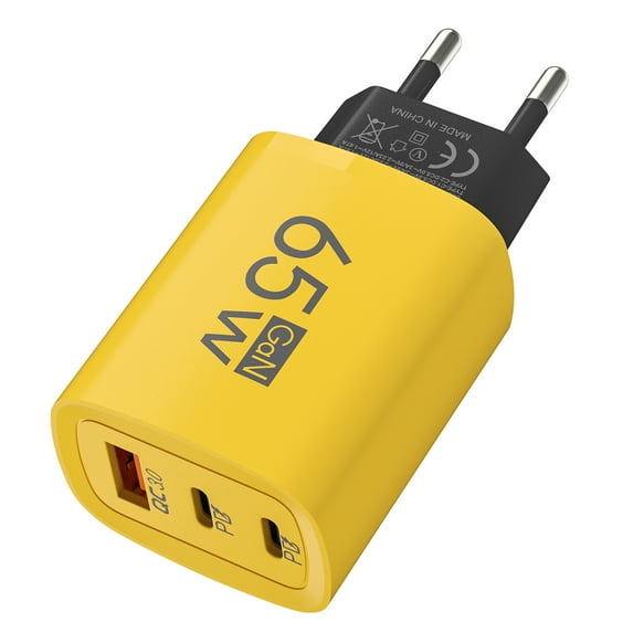 USB Cube Wall Charger, Charger Block with 1 USB and 2 USB C Ports, Fast Charging Phone Charger 5V 2A, Travel Accessories Outlet Extender for Most Phones