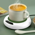 thumbnail image 1 of USB Cup Warmer under $5! CQCYD USB Cup Warmer, Temperature Control Mug Warmer, 3 Heat Setting Coffee Warmer for Desk, Office, Home, Computer, Portable Beverage Heater, 1 of 6