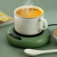 thumbnail image 1 of USB Cup Warmer under $5! CQCYD USB Cup Warmer, Temperature Control Mug Warmer, 3 Heat Setting Coffee Warmer for Desk, Office, Home, Computer, Portable Beverage Heater, 1 of 6