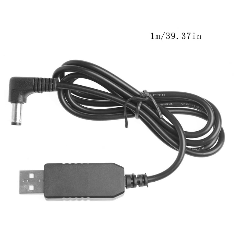 USB DC 5V To DC 12V 600mA 2.1x5.5mm Male Step-Up Power Adapter