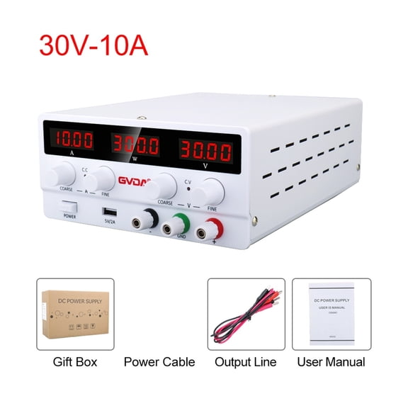 USB DC Lab Regulated Laboratory Power Supply 60V 5A Adjustable Voltage Regulator 30V 10A Stabilizer Switching Bench Source ,Safe Reliable
