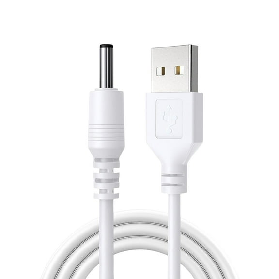 USB DC3.5mm 1.35mm Charging Cable 80cm Abrasion Resistant PVC Power Cord