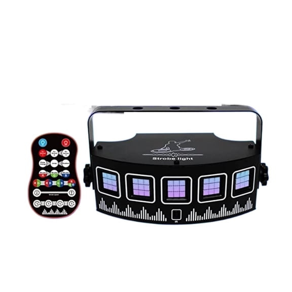USB DJ Strobe Light With Remote For Disco Party Holiday Xmas Music Club Bar Dance Sound Activated Flash LED RGB Stage Lighting