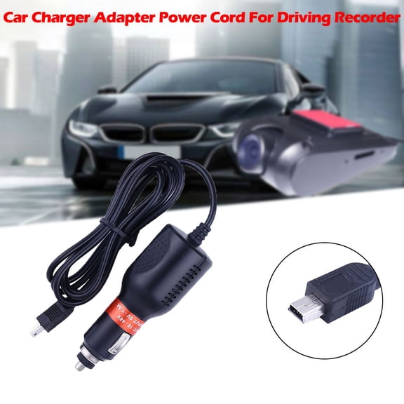 USB Dash Cam Car Charger Adapter 12-40V to 5V 1.5A Power Cord for GPS & Driving Recorders Overcharge Protection, Lightweight & Easy Plug-and-Play Design for Safe, Stable Charging