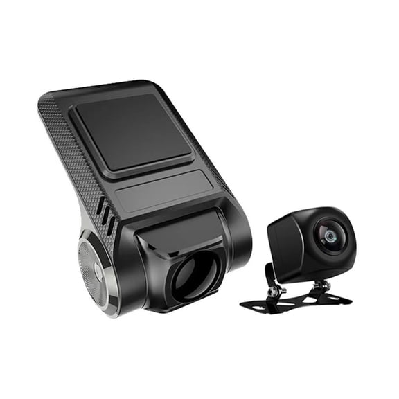 USB Dash Cam for Android Car Stereo, 1080P Front & Rear, ADAS, Starlight Night Vision, Plug and Play