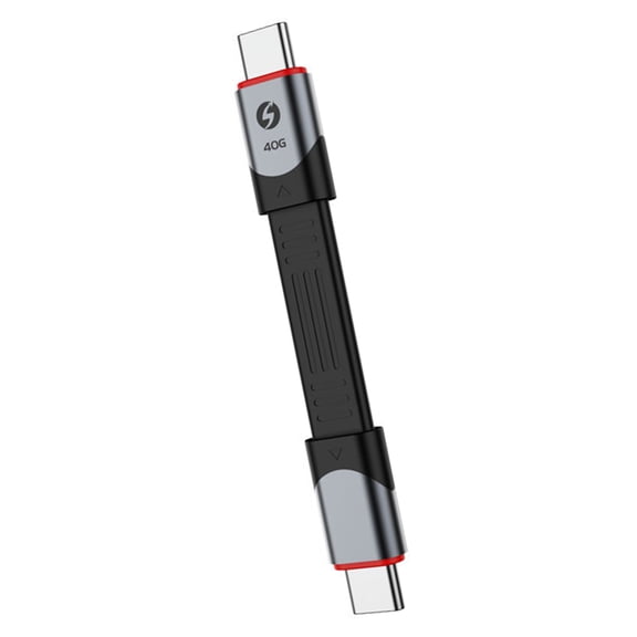 USB Data Transfer Cable 40Gbps Speed 15cm FPC Technolog USB Charging Cord for Phones/Tablets/Laptops Easy to Carry