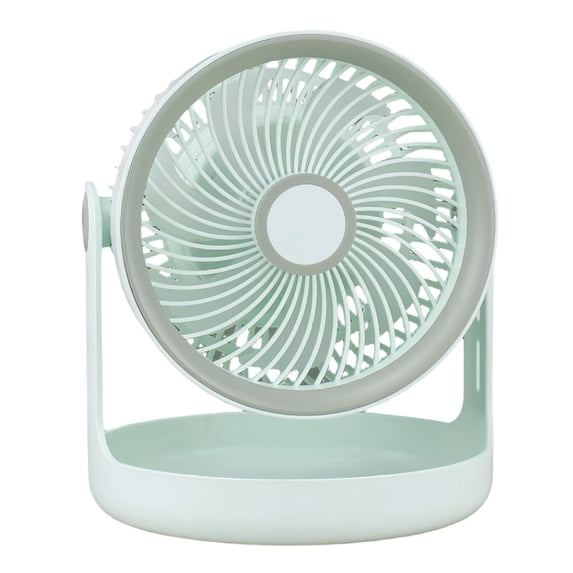 USB Desk Fan, Green, 3 Speed Quiet Portable Table Fan, Small Desktop Fan for Home, Office, Dorm, Bedroom