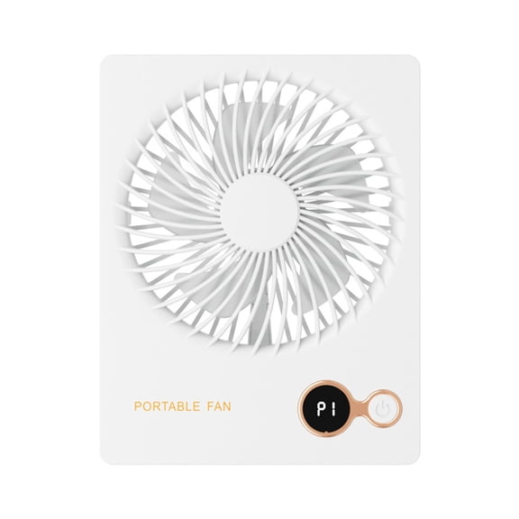 USB Desk Fan With 4000mAh Rechargeable Battery Powerful Super-Thin Small Table Fan Electric Fan Cooling Quiet for Office