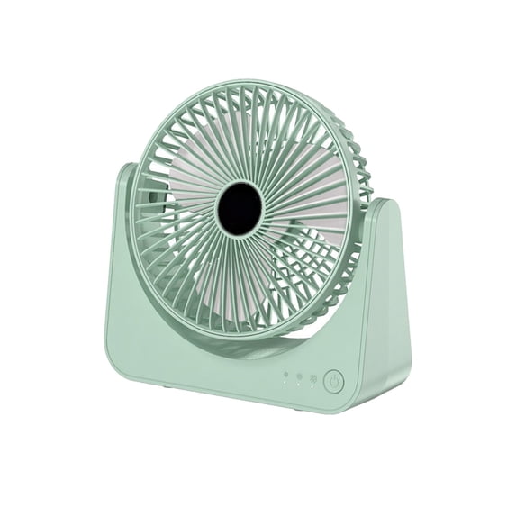 USB Desk Fan with Adjustable Angle, 3-Speed, Battery-Powered, Quiet and Powerful Airflow for Office, Home, Travel, and Dorm Rooms