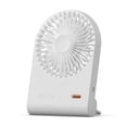 thumbnail image 1 of USB Desk Fan with Built-in Battery, Foldable Design, Adjustable Head, for Dorms Offices and Outdoor Use, White Yellow Blue, 1 of 3