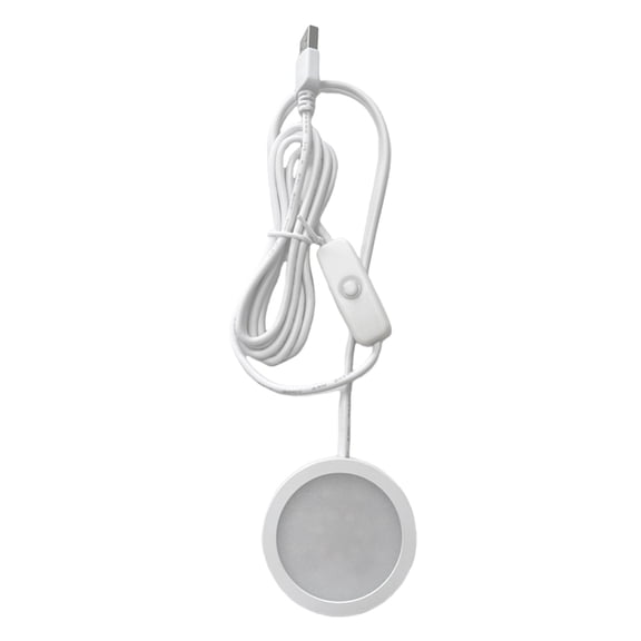 USB Desk Light, 5V3W High Brightness LED With Stable Circular Stand Counter Lighting Car Ceiling Light