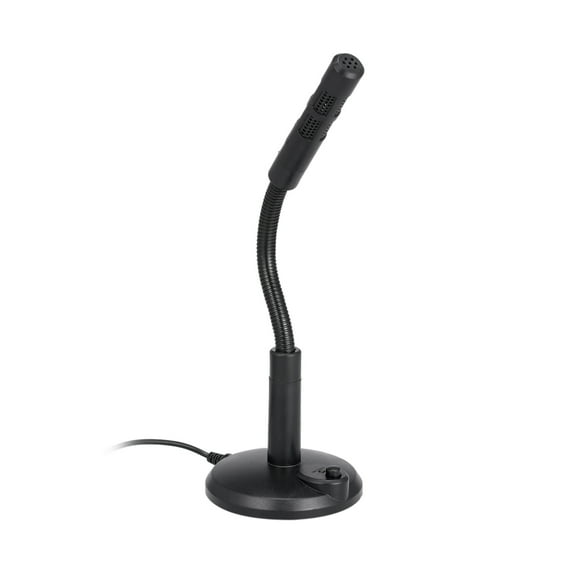 USB Desktop Microphone Plug &Play Omnidirectional PC Laptop Computer Mic for Computer Gaming Recording Chatting Singing Meeting