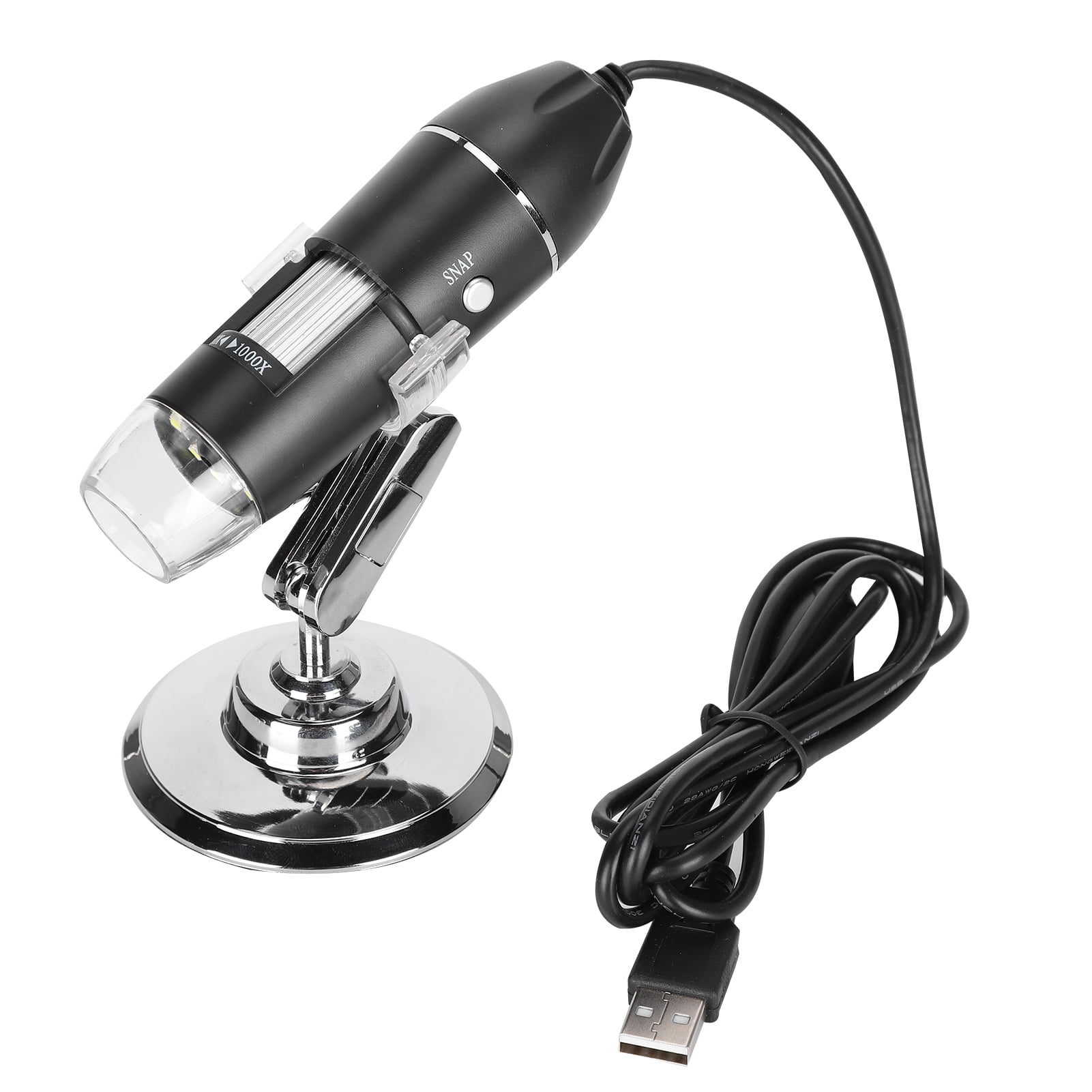 USB Digital Microscope Builtin 8 LED Lights Industrial USB Microscope