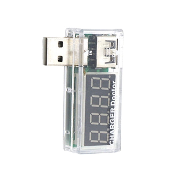 USB Digital Multimeter Voltages Tester Multimeter Compactly Power Tool for Measuring Voltages and Current