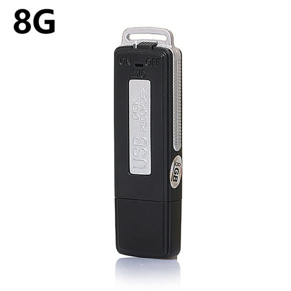 USB Disk Audio Digital Voice Recorder, Professional Recording Device Mini Voice Activated Recorders Security Mini USB Flash Drive for Lectures Meetings Interviews,8G